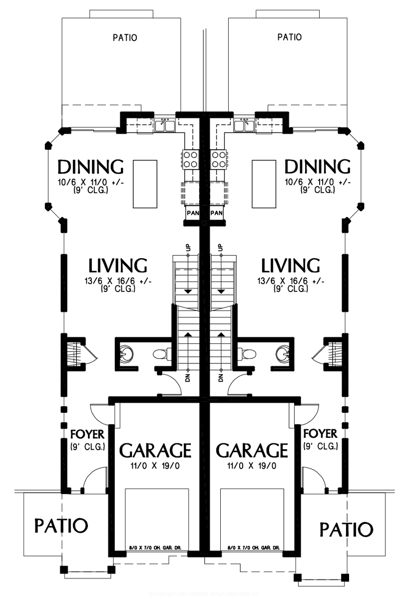 Main Floor Plan image for Mascord --Main Floor Plan