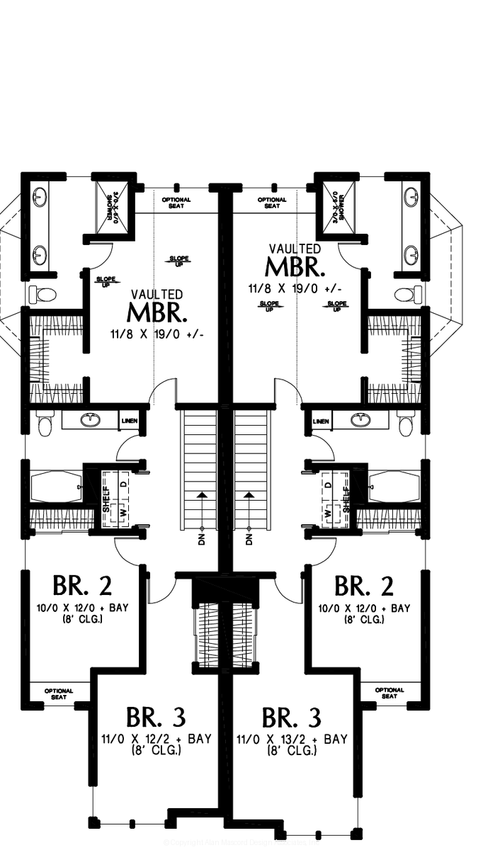 Upper Floor Plan image for Mascord --Upper Floor Plan