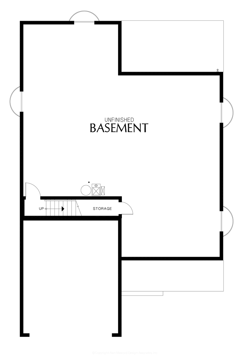 Lower Floor Plan image for Mascord --Lower Floor Plan