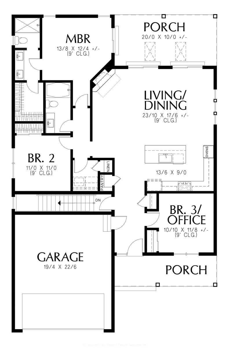 Main Floor Plan image for Mascord --Main Floor Plan