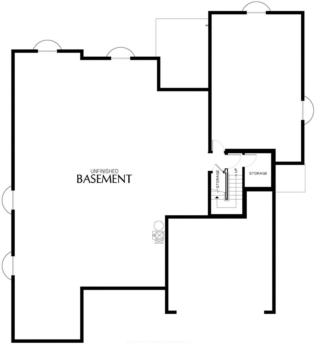 Lower Floor Plan image for Mascord --Lower Floor Plan